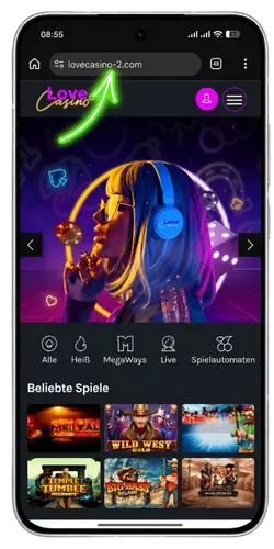 Offizielle Website öffnen Love Casino