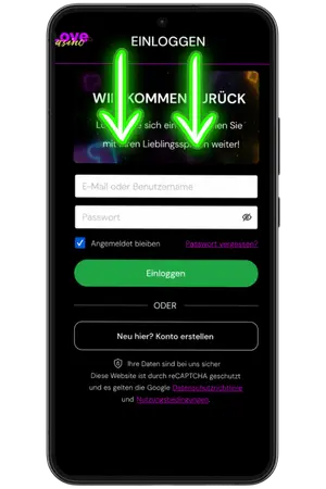 Für Love Casino login geben Sie E-Mail und Passwort ein