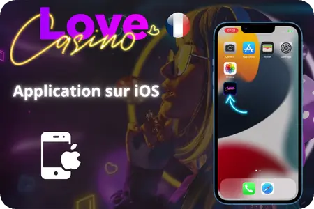 Application Love Casino sur iOS